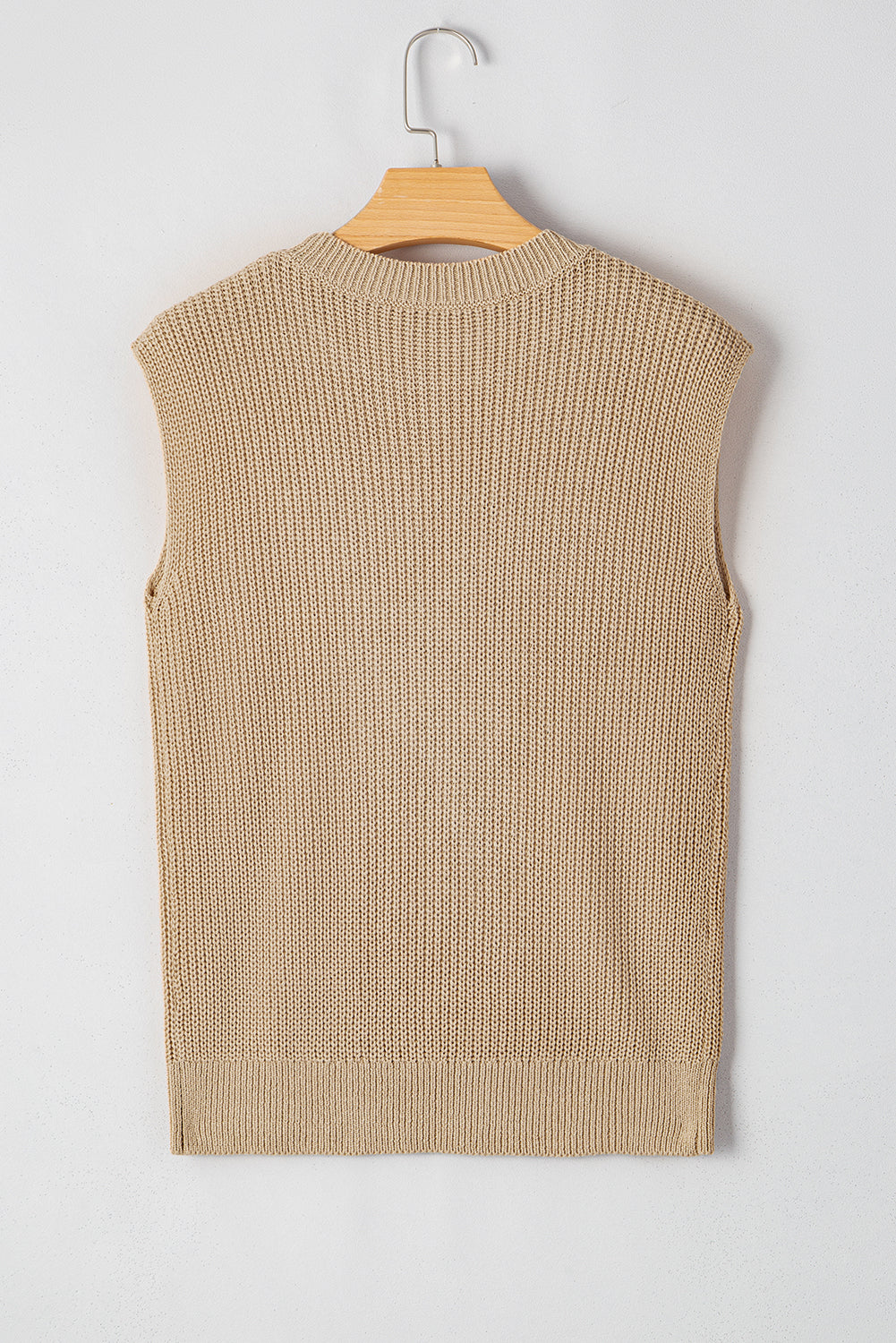 Western Cowboy Embroidered Round Neck Sleeveless Sweater